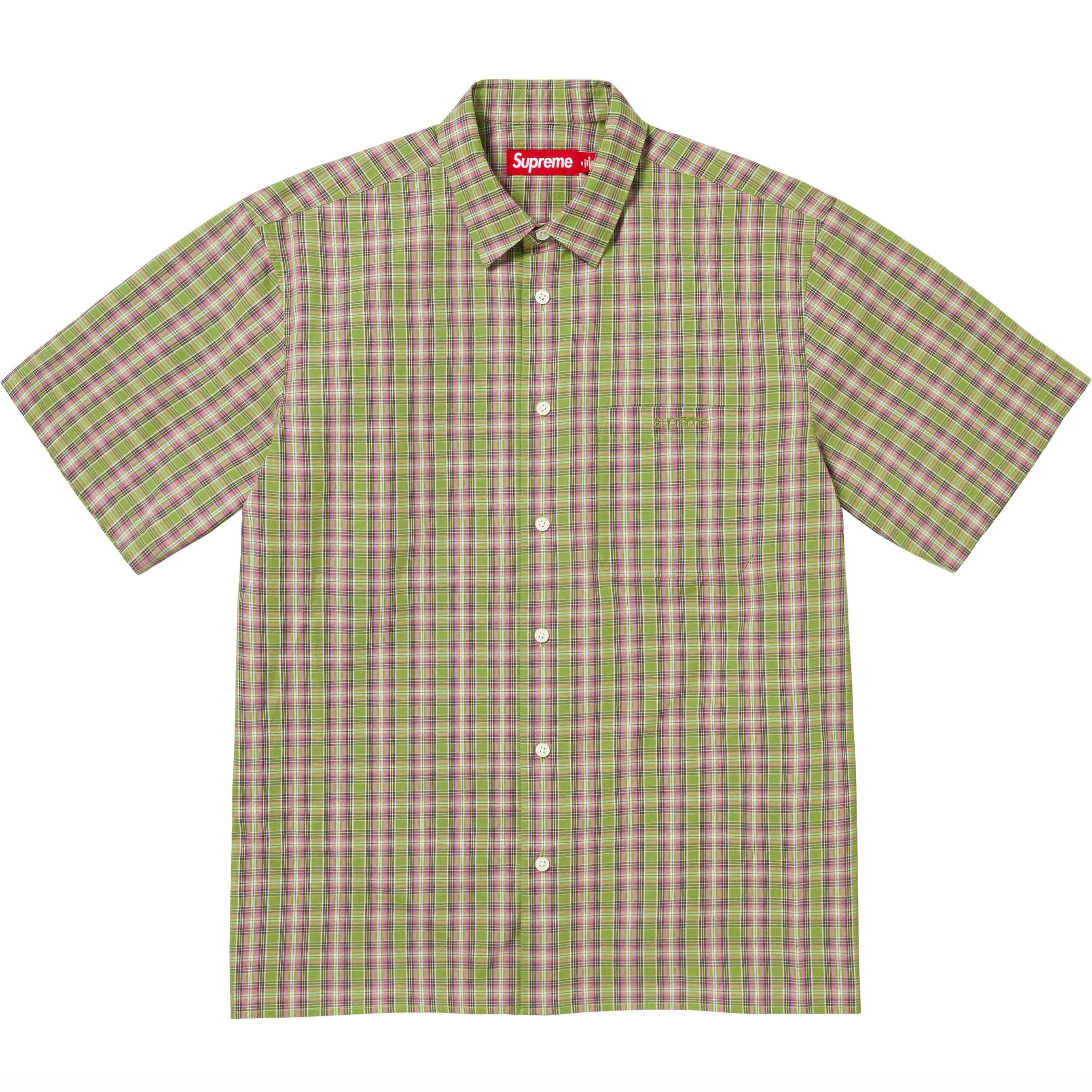 Loose Fit Mini Plaid S/S Shirt view 3